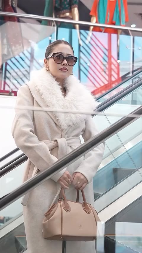 Instagram post by @triyata_ch for Shoppers Stop. Caption reads: Keep it cool no matter the temperature. All you....