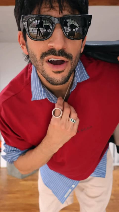 Instagram post by @casoperdido for Amazon Music. Caption reads: [...] in my bio! @amazonfashioneu @amazonuk....