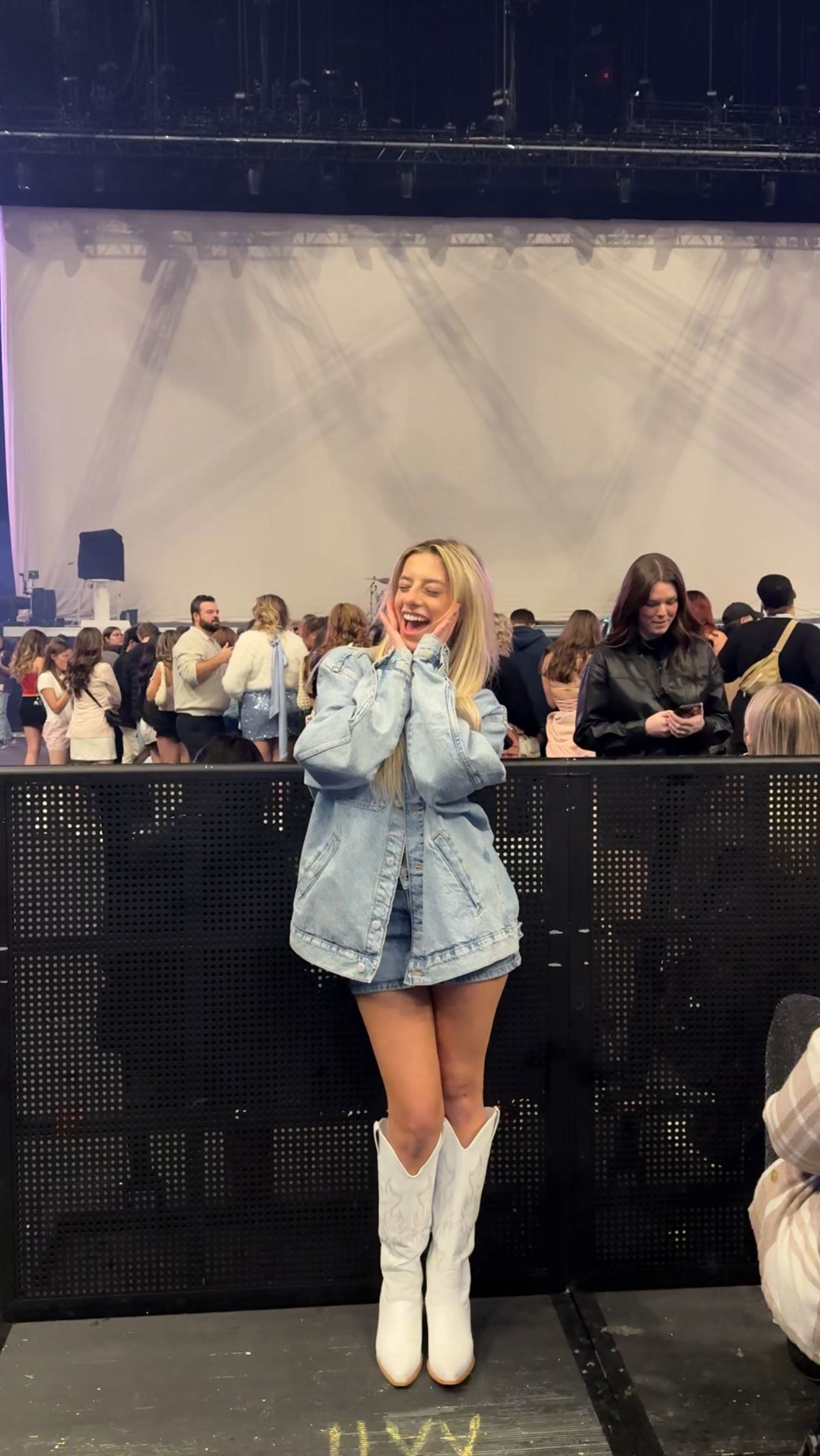 Instagram post by @olivialutfallah for SeatGeek. Caption reads: Okay real talk, now I want to go to more concerts....