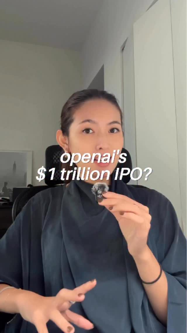 Instagram post by @zauey.talks for OpenAI. Caption reads: OpenAI’s journey from non profit to trillion....