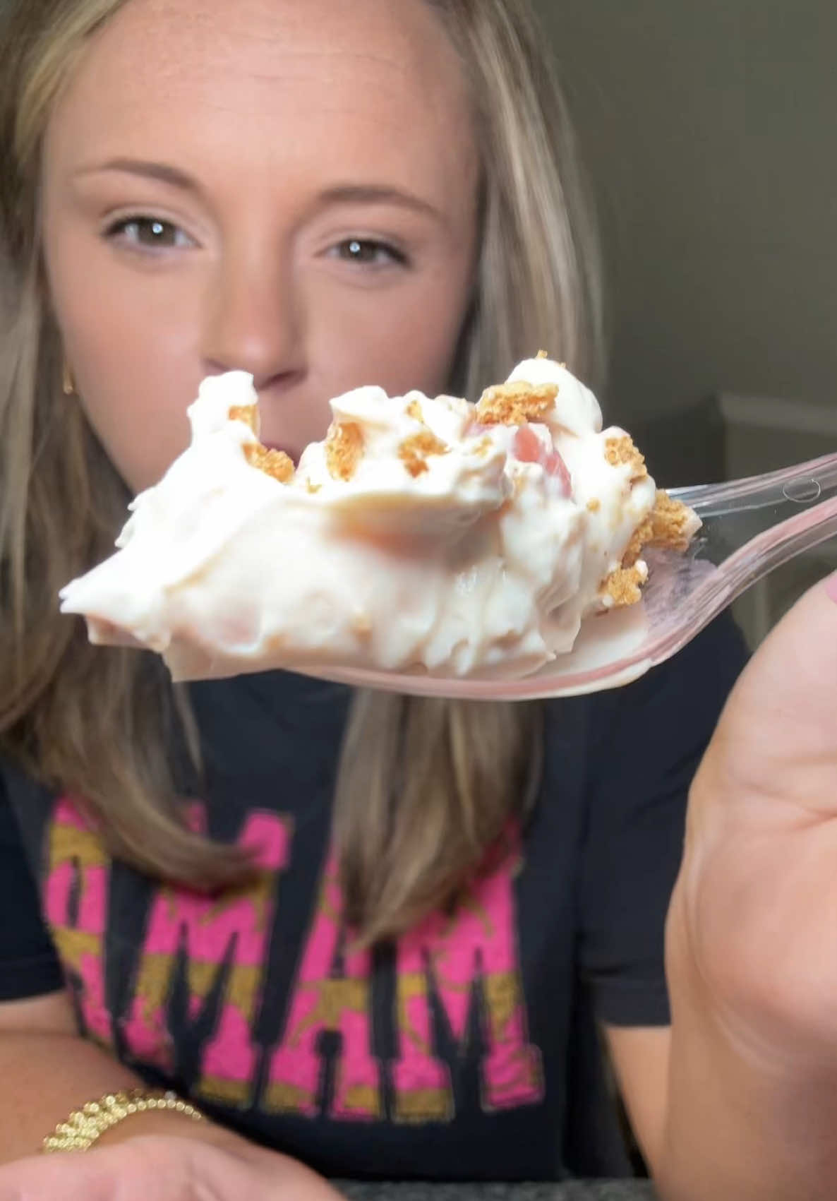 TikTok post by @addison_wingate1 for Philadelphia. Caption reads: Well done @Philly Cream Cheese 👀🤝🏼 .