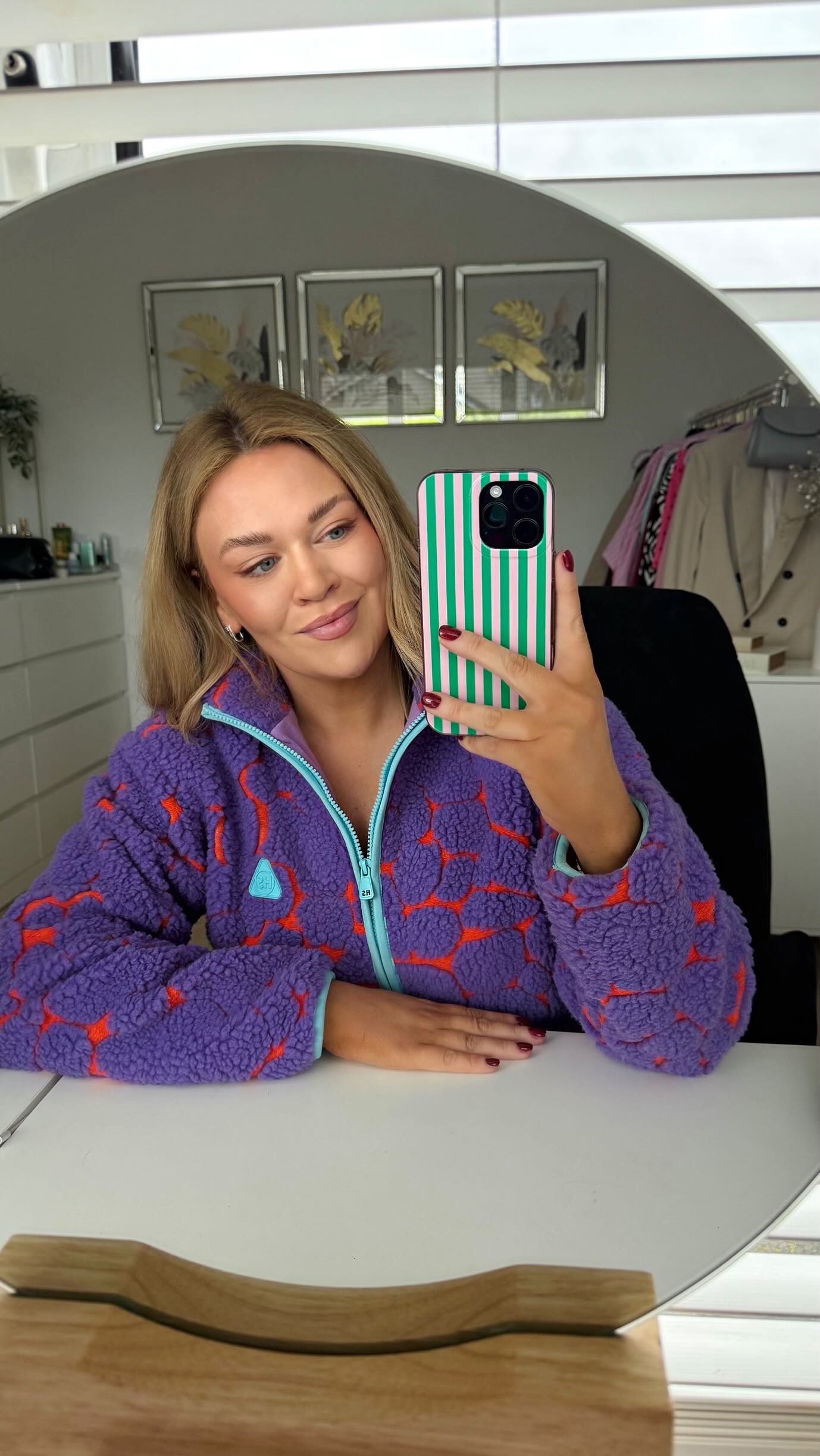 Instagram post by @laurenegerton for Dunnes Stores. Caption reads: A new cosy find in @dunnesstores yesterday ✨....