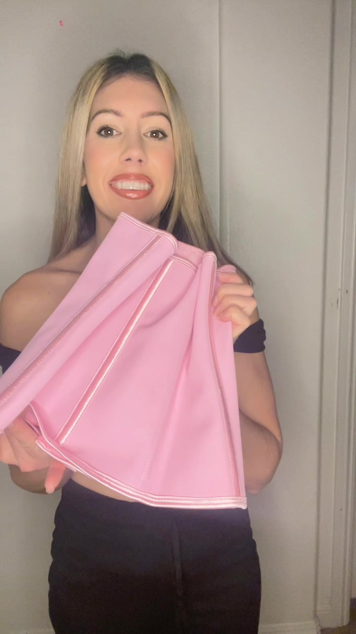 TikTok post by @raiofbeauty for Lover-Beauty LLC. Caption reads: [...] 😉 Throw on this waist trainer by....