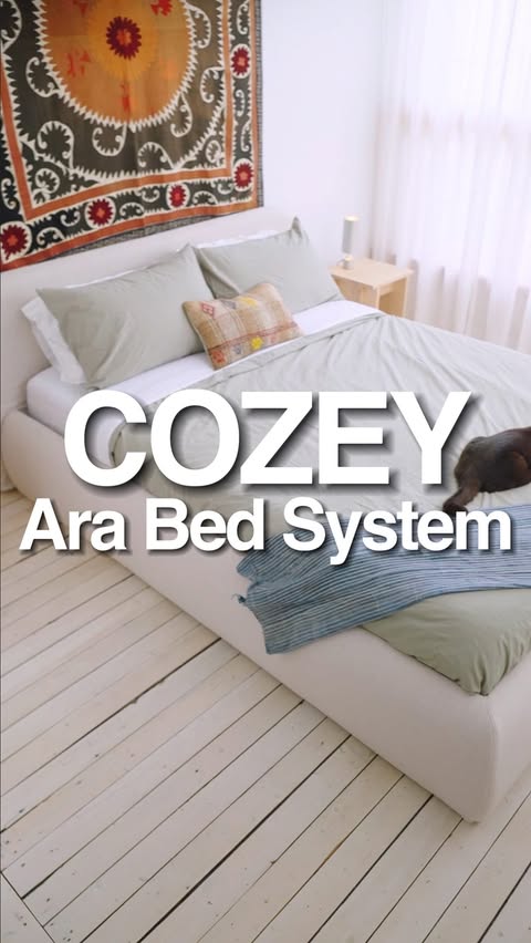 Instagram post by @nolandanielwhite for Cozey. Caption reads: [...] you can actually clean. Shoutout @cozey for....