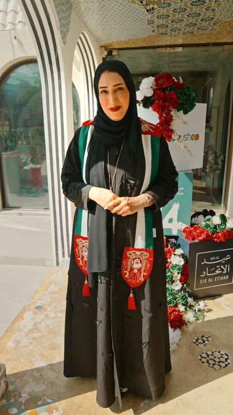 Instagram post by @aarefa_alfalahi2013 for Babyshop. Caption reads: @aarefa_alfalahi2013, a true leader and pioneer in....