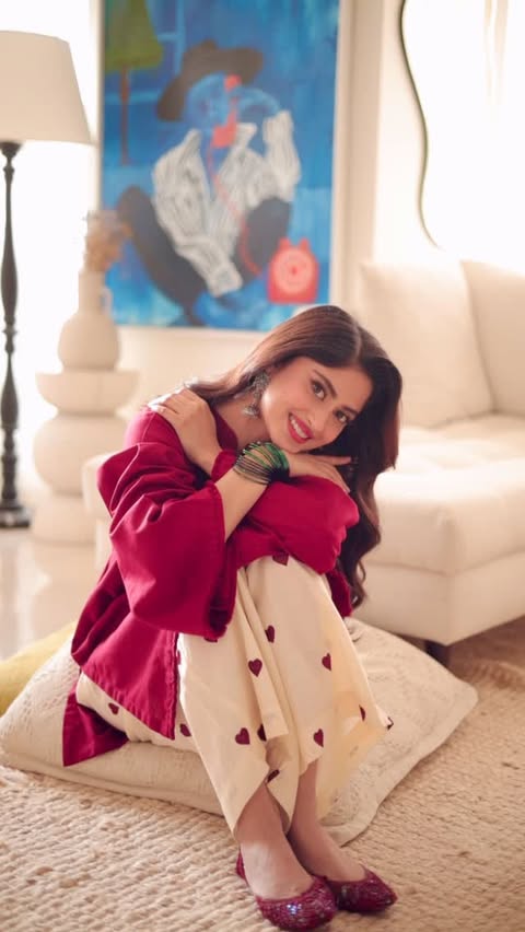 Instagram post by @sajalaly for Silayi Pret. Caption reads: x @silayipret

In love with this cutest Heart set....