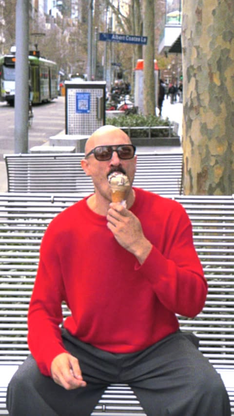 Instagram post by @banginsangas for Colgate. Caption reads: Just can’t say no to gelato? @colgateanz can cover....