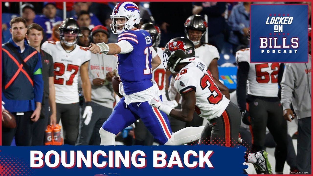 YouTube post by @LockedOnBills for FanDuel. Caption reads: Buffalo Bills Add Mecole Hardman and Morgan Fox |....