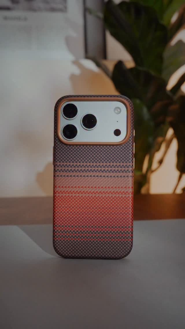 Instagram post by @jonimperial for PITAKA. Caption reads: The Aramid UltraGuard case from @ipitaka.global....