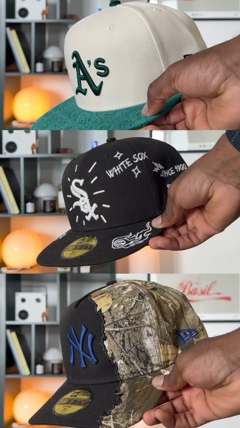 Instagram post by @dairematiluko for New Era Cap. Caption reads: AD 59 fits with @neweraeurope styling the most....