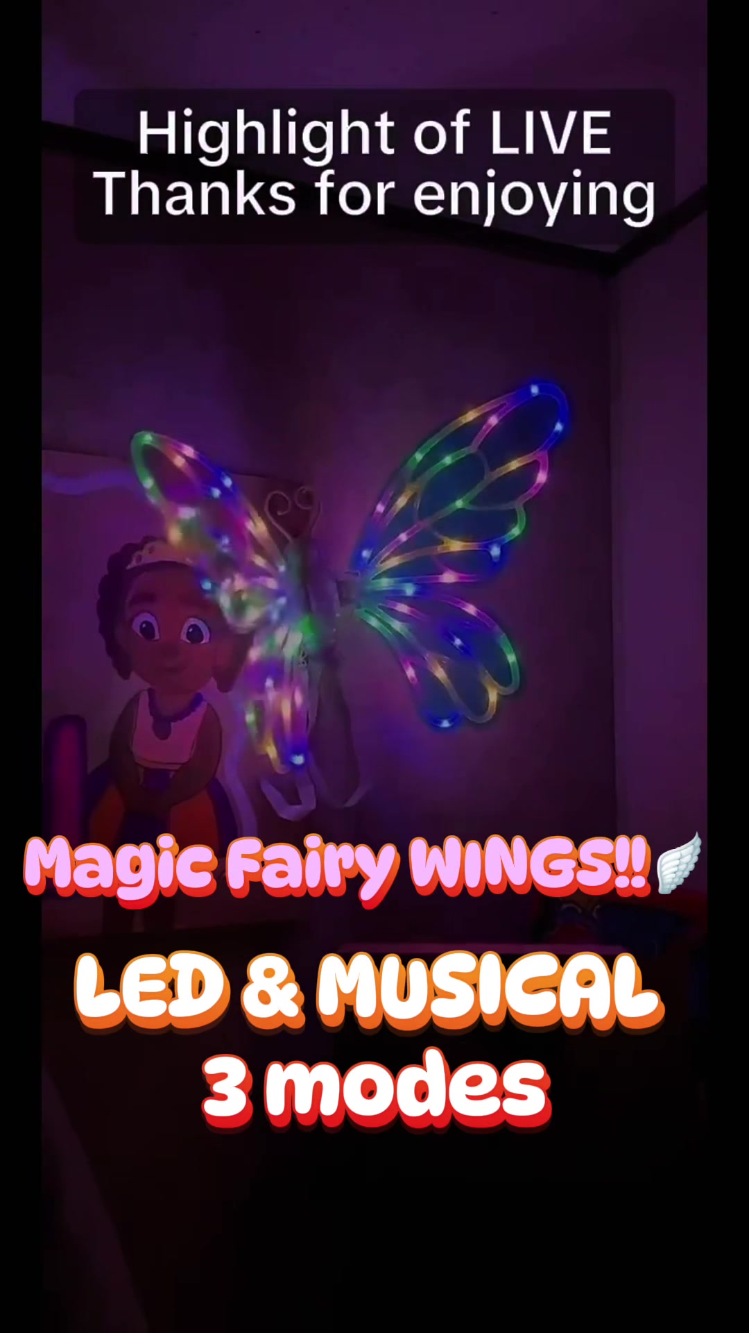 TikTok post by @iamkathrinepierce for Talgic. Caption reads: ✨ Watch the magic come to life! ✨ These light up....