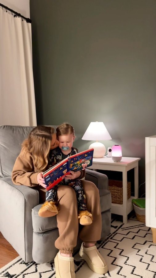 Instagram post by @camknight_ for VTECH. Caption reads: [...] routine just got easier using our new....