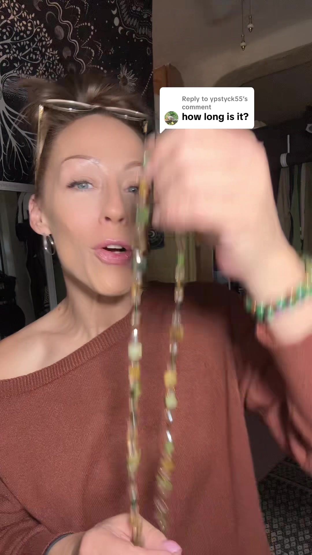 TikTok post by @istayclutch for TikTok Shop. Caption reads: Replying to @ypstyck55 @One Treasure Mall @TikTok....