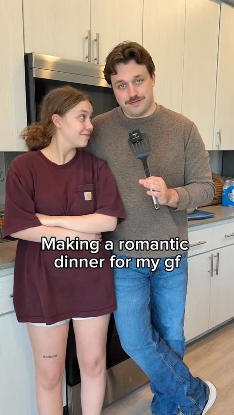 Instagram post by @_austin_wallace_ for Blue Apron. Caption reads: [...] 50% off your Valentine’s Day recipes!....