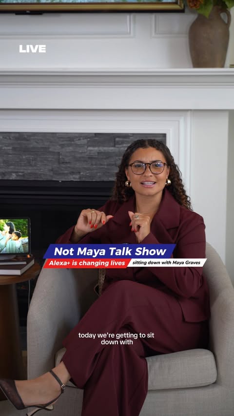 Instagram post by @themayagraves for Amazon Alexa. Caption reads: [...] the evidence speaks for itself.....