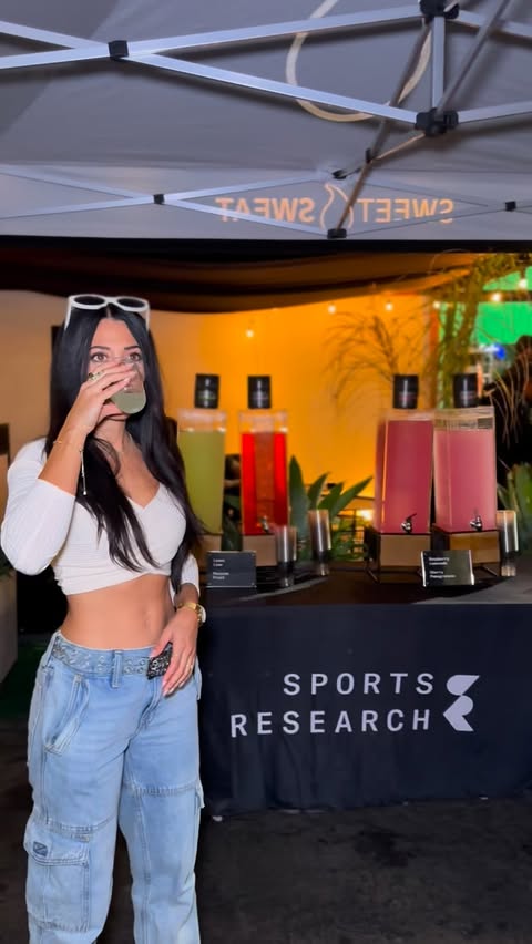 Instagram post by @juditmoreno22 for Sweet Sweat. Caption reads: [...] celebrating the 45th anniversary of....