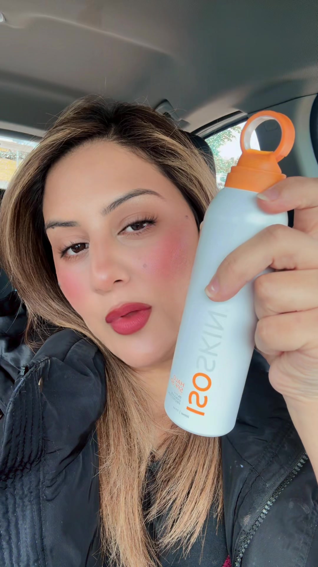 TikTok post by @huma4ever for ISOCLEAN. Caption reads: #isocleanspf #100k #spf50 #unfreezemyacount [...].