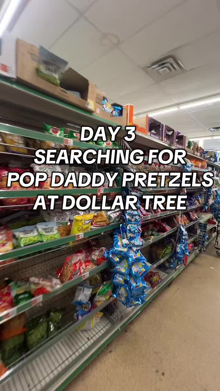 TikTok post by @lovekimrizzo for Popdaddy Snacks. Caption reads: the hunt is on for @Popdaddysnacks birthday cake....