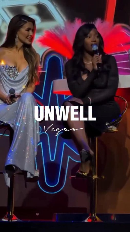 Instagram post by @chelsealazkani for Unwell. Caption reads: @unwell Vegas ✨ #ad.