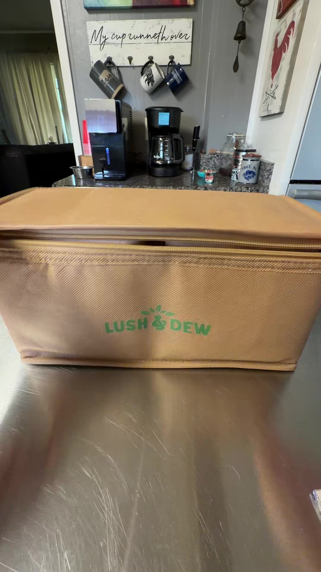TikTok post by @dquick75 for LUSH&DEW. Caption reads: @LUSH&DEW continue to impress us gardeners! [...].