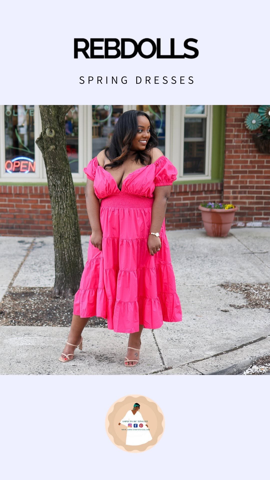 Instagram post by @aspectsoftinsaye for REBDOLLS. Caption reads: Spring Dresses with @rebdolls #ad

Which is your....