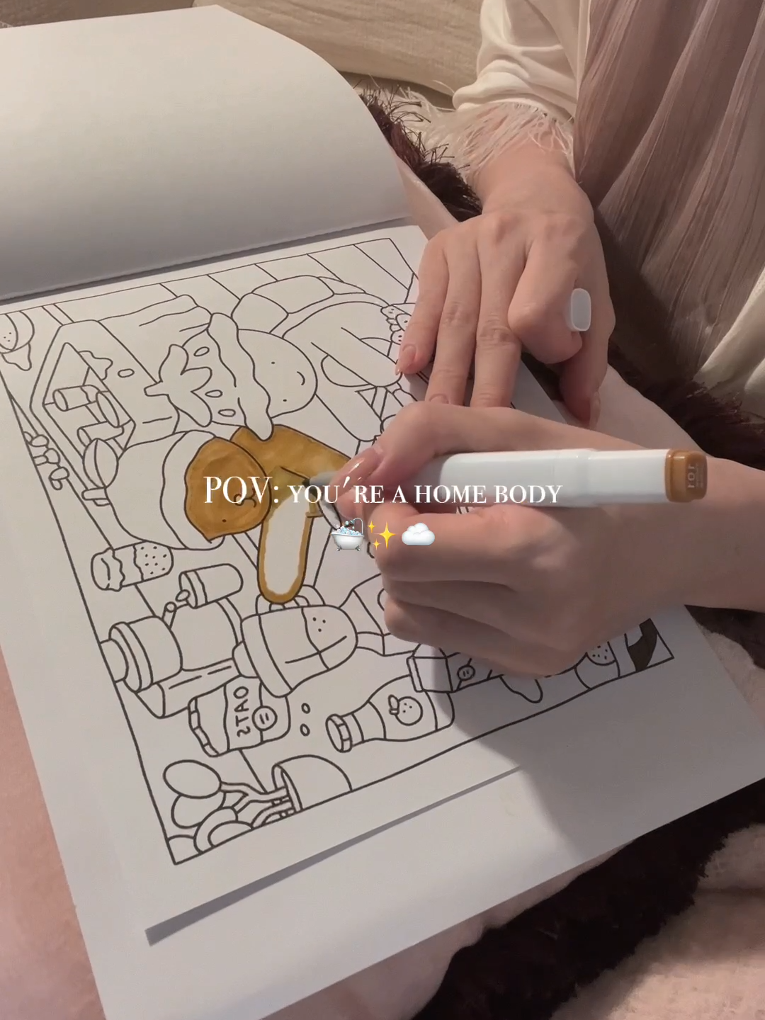 TikTok post by @sylvia.geng for Bobbie Goods. Caption reads: [...] body wash @sudscrub body scrubber....