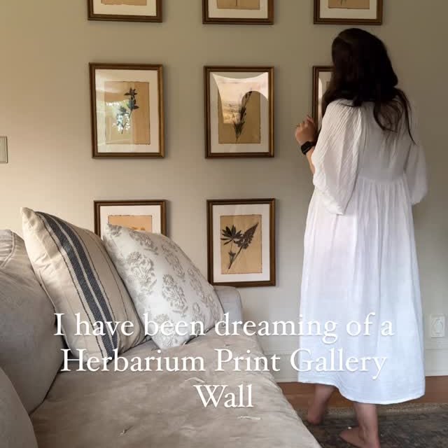 Instagram post by @thewilddecoelis for Opposite Wall. Caption reads: 🌿 From our garden to our gallery wall… 🌿

This....