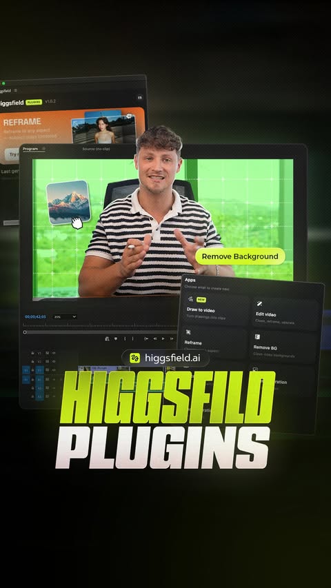 Instagram post by @keanu.visuals for Higgsfield AI. Caption reads: This is crazy🤯 Okay this one might genuinely....