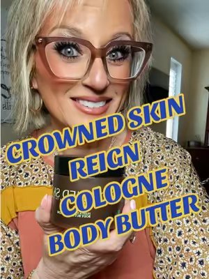 TikTok post by @cawoods70 for Crowned Skin. Caption reads: @Crowned Skin Reign Cologne Organic Body Butter |....