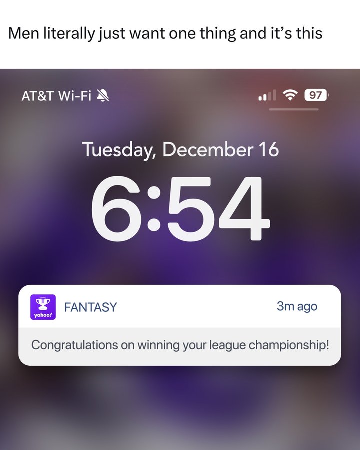 Instagram post by @nflmemes_ig for Yahoo. Caption reads: I need it @yahoo #yahoopartner.