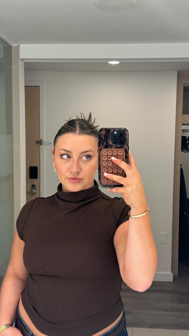 Instagram post by @gabbydepietro for RYZE SUPERFOODS. Caption reads: #ad So glad to have @Ryzesuperfoods a part of my....