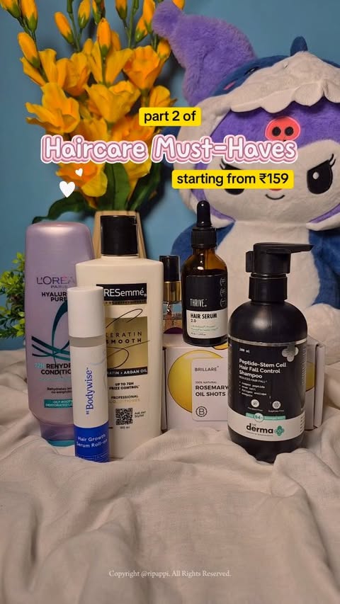 Instagram post by @ripappi for Brillare. Caption reads: For my frizzy hair girlies, I’ve tried all of....