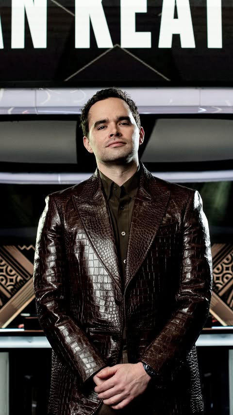 Instagram post by @mister_keating for PokerStars. Caption reads: [...] Find the link to our channel in....