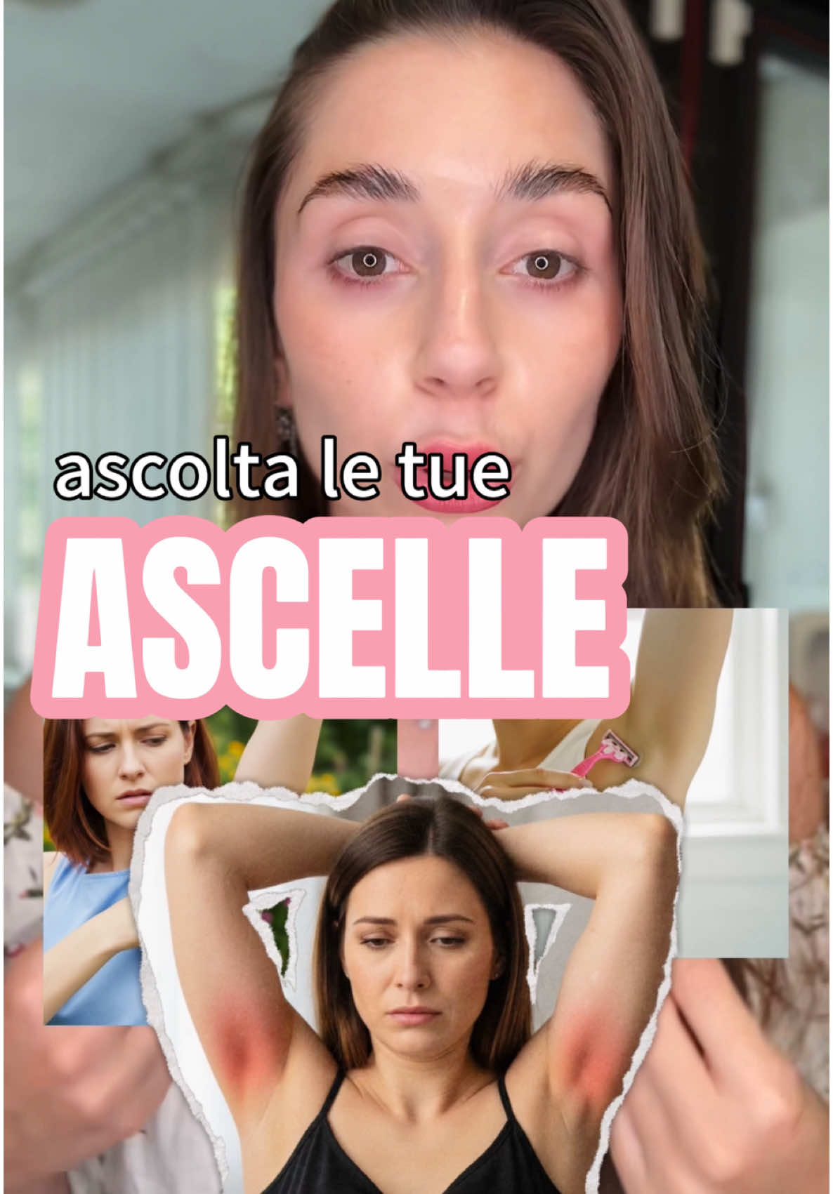 TikTok post by @sophiealicep_skincare for Dove. Caption reads: Lo sapevi che i cattivi odori delle tue ascelle....