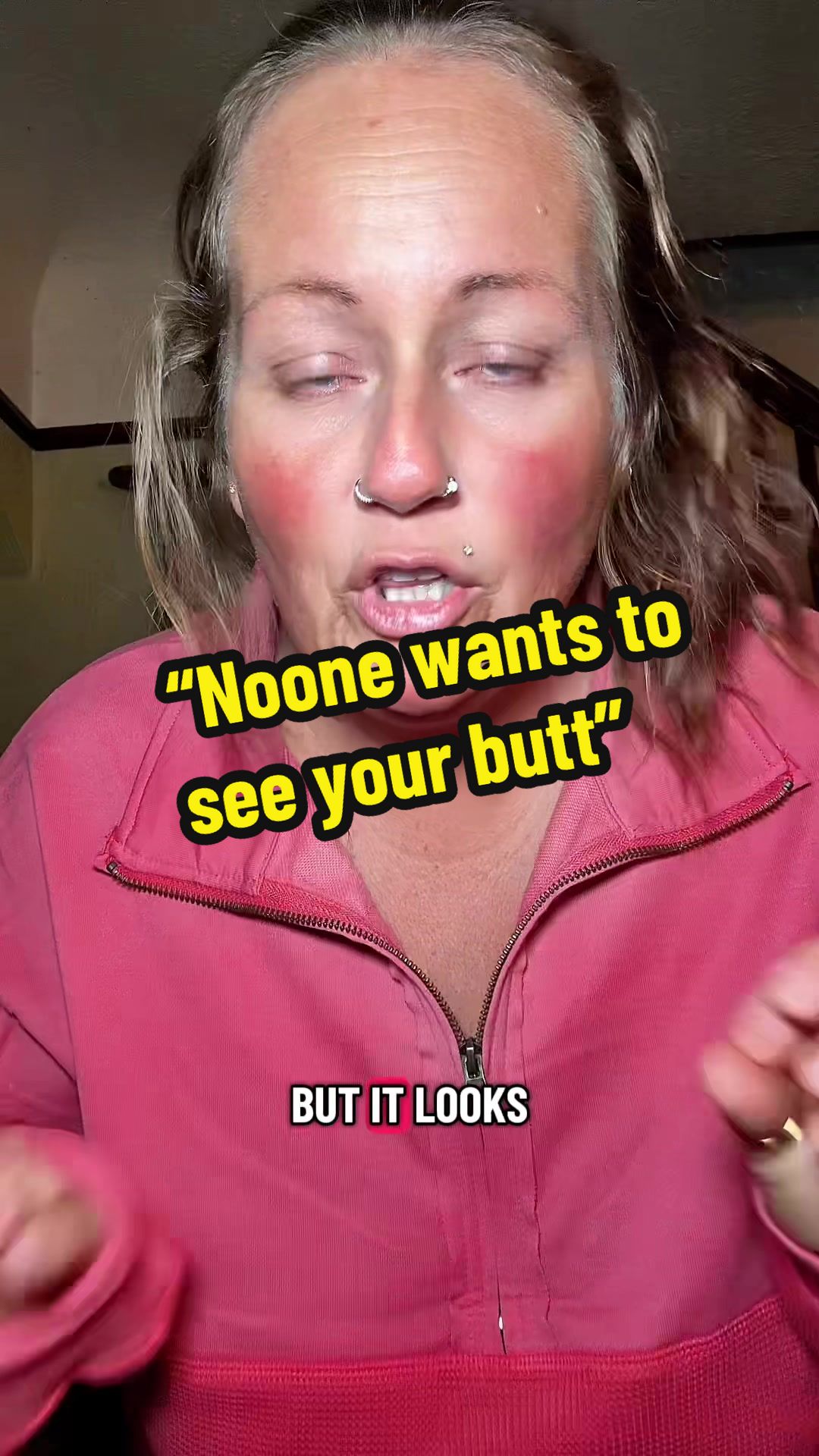 TikTok post by @kristylmccarrick for Shewin. Caption reads: [...] grab this quarter zip sweatshirt from....