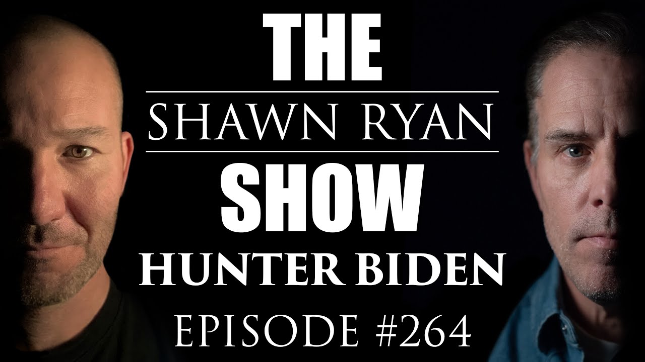 YouTube post by @ShawnRyanShow for ROKA. Caption reads: Hunter Biden – One of the Most Controversial....