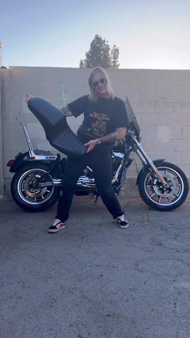 Instagram post by @jescakate for Biltwell. Caption reads: @lepera saved my ass on the way to and from....