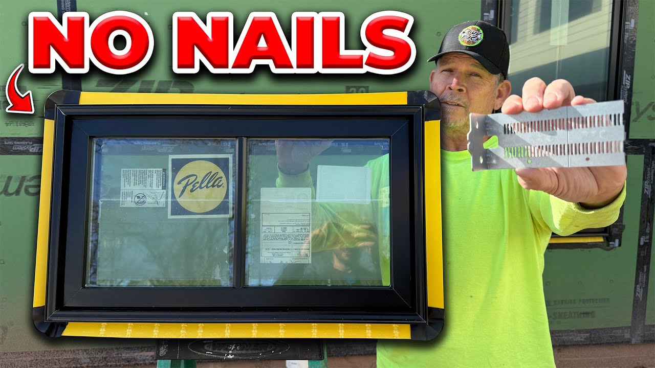 YouTube post by @StudPack for LMNT. Caption reads: This Window Just Changed Construction Forever.