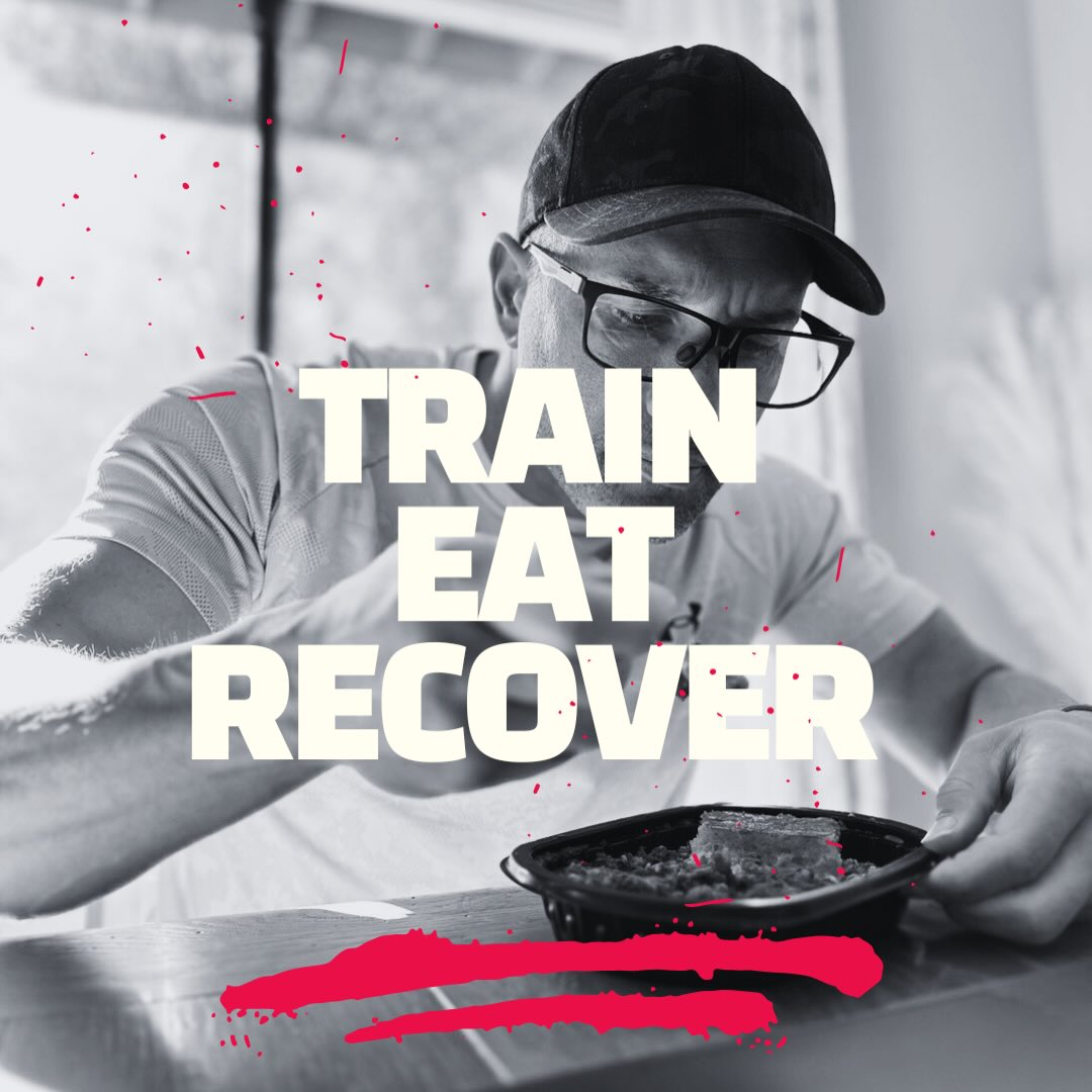 Instagram post by @steven.bendict for FlexPro Meals. Caption reads: .
TRAIN. EAT. RECOVER.
Most people focus on the....