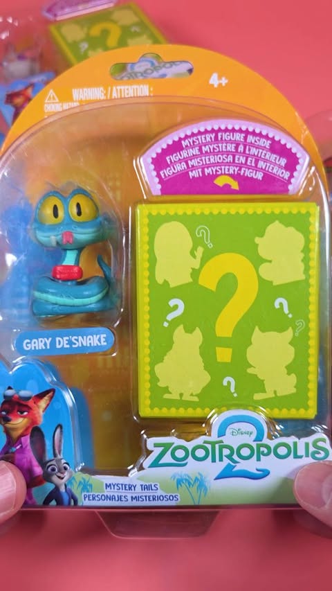 Instagram post by @minimysterys for Jazwares. Caption reads: [AD] Disney Zootopia 2 Mystery Tails cozy toy....