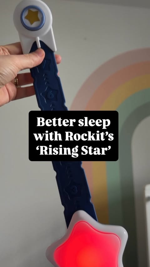 Instagram post by @thepiecesofparenthood for Rockit. Caption reads: 🚀 BRAND NEW product from @rockitrocker for....