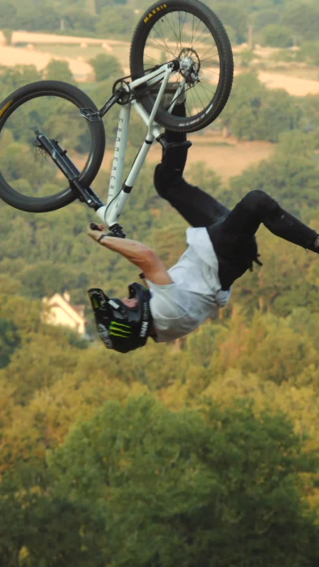 Instagram post by @kaidan_ingersoll for Monster Energy. Caption reads: Had to slow it down 👀....
