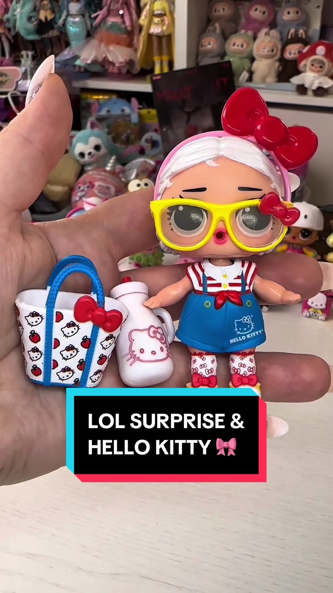 TikTok post by @thetoyhaven for lolsurprise. Caption reads: Sono andata a caccia delle ultime 2 LOL Surprise ✨....