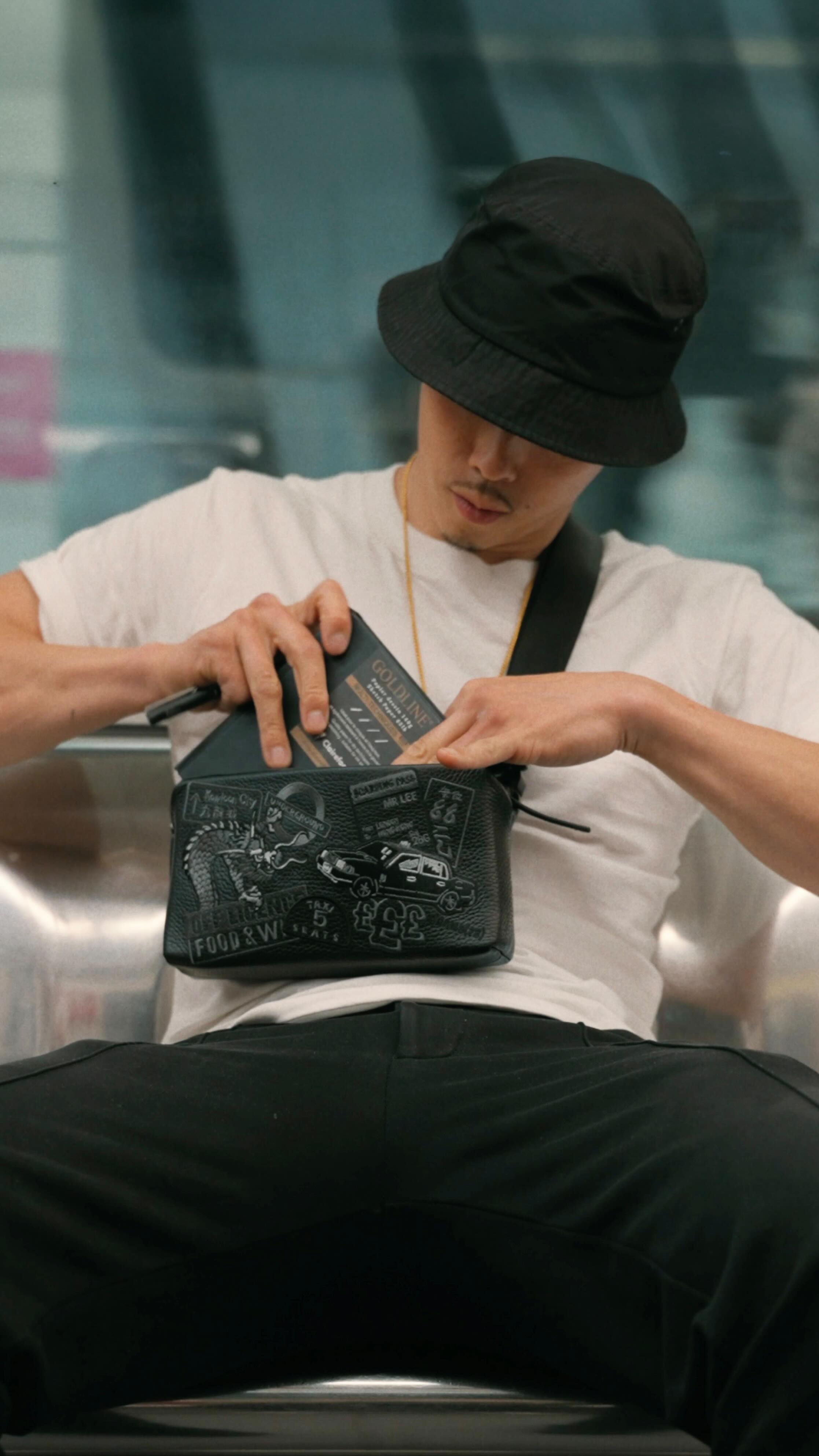 Instagram post by @mrleelives for GRAMS28. Caption reads: Our first artist collaboration, “A Tale of Two....