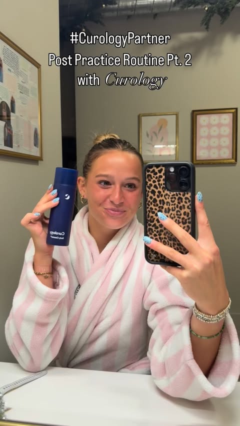 Instagram post by @mia__rogan for Curology. Caption reads: #CurologyPartner Since making the switch to [...].