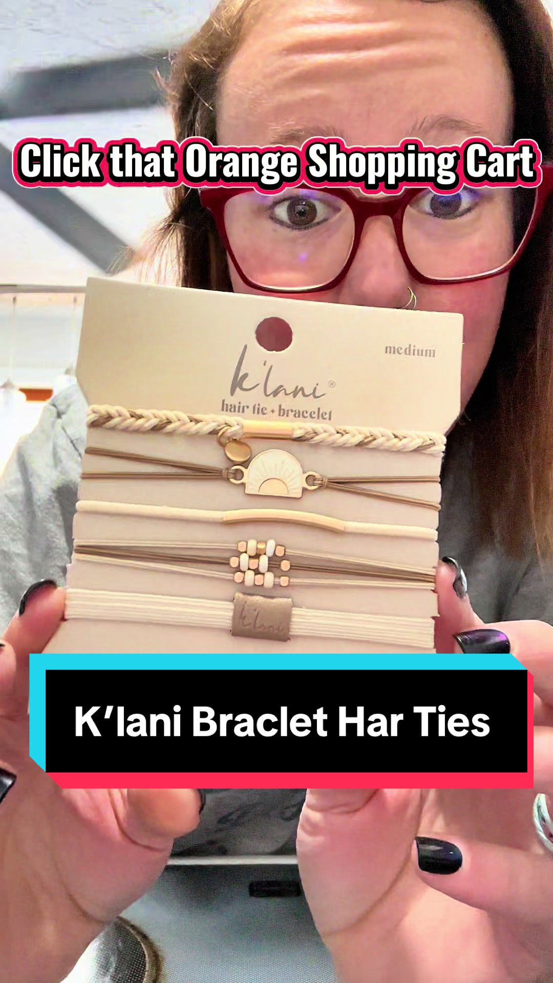 TikTok post by @destlynn16 for K’Lani. Caption reads: Stylish, strong, and effortless — K’lani Bracket....
