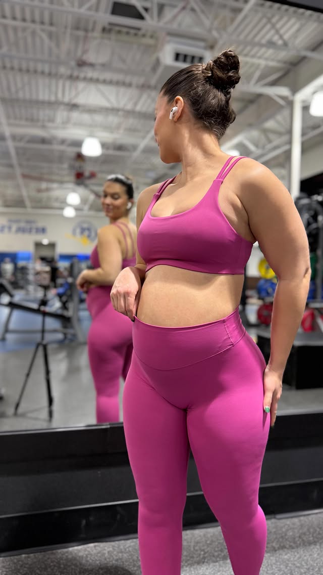 Instagram post by @therealmaddyotto for Paragon Fitwear. Caption reads: [...] . #gymgirl #workoutwithme #paragonfitwear....