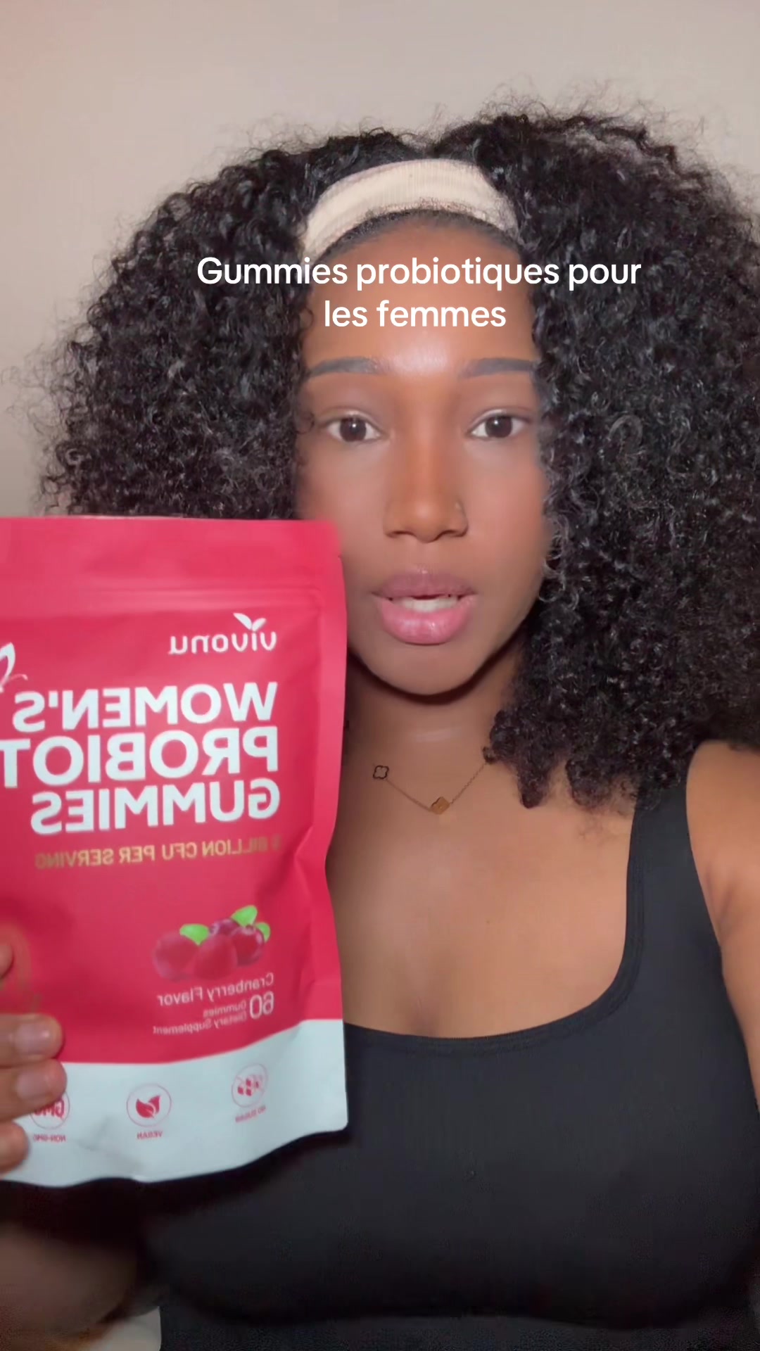 TikTok post by @leila97620 for Vivonu. Caption reads: @VIVONU_official #odeurintimes #odeurvaginal [...].