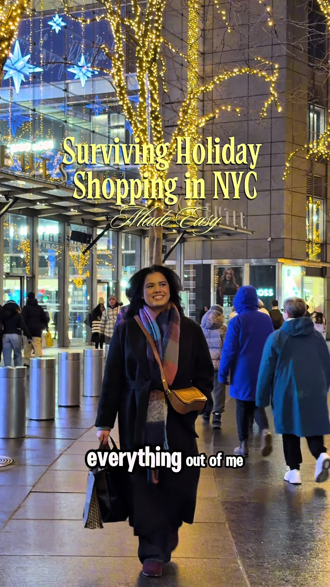 TikTok post by @niessaxoxo_ for Uber. Caption reads: Holiday shopping chaos was handled 😌 Uber One....