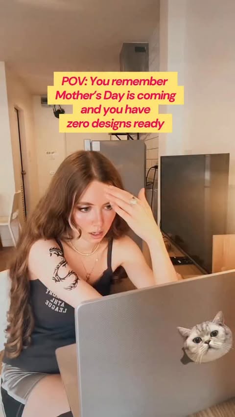 Instagram post by @minimal.layout for Gelato. Caption reads: [...] to use this chance for your print shop.....